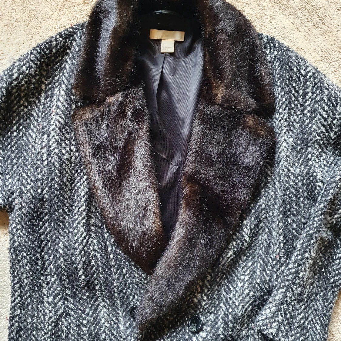 Höstkanten med fuskpäls - 90