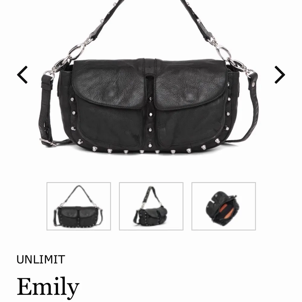 Väska i jättefint skick från danska märket Unlimit. I modellen Emily som är mellan-storleken. Köpt för 1700kr och sparsamt använd.. Väskor.