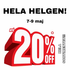 REA!!! - När du väljer att köpa ett plagg, smycke eller något annat från mig den här helgen så kommer du att få en 20% rabatt på priset! 😊