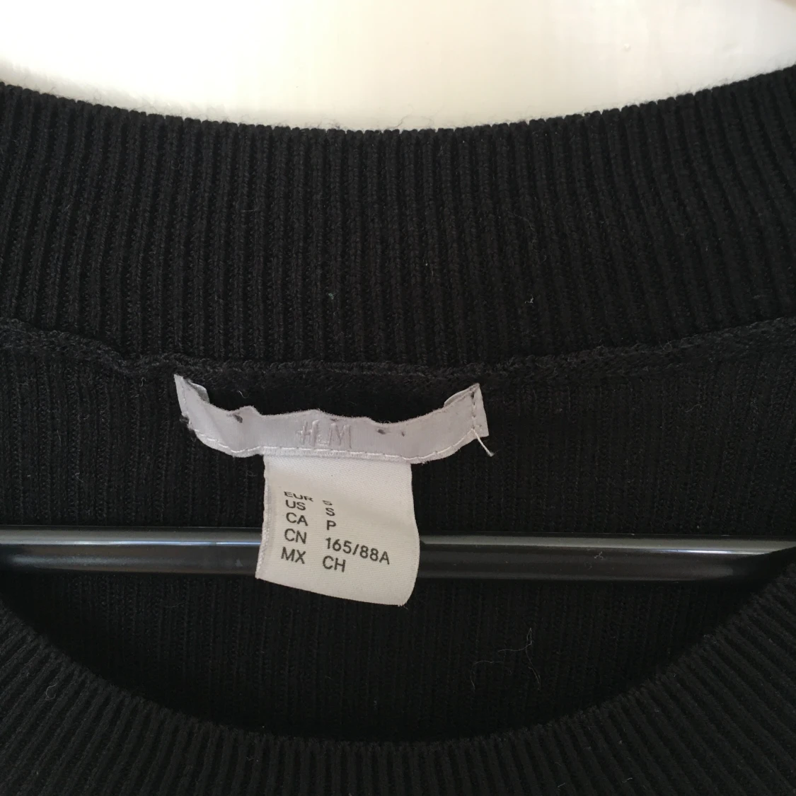 Svart långärmad basic topp/tröja - 91