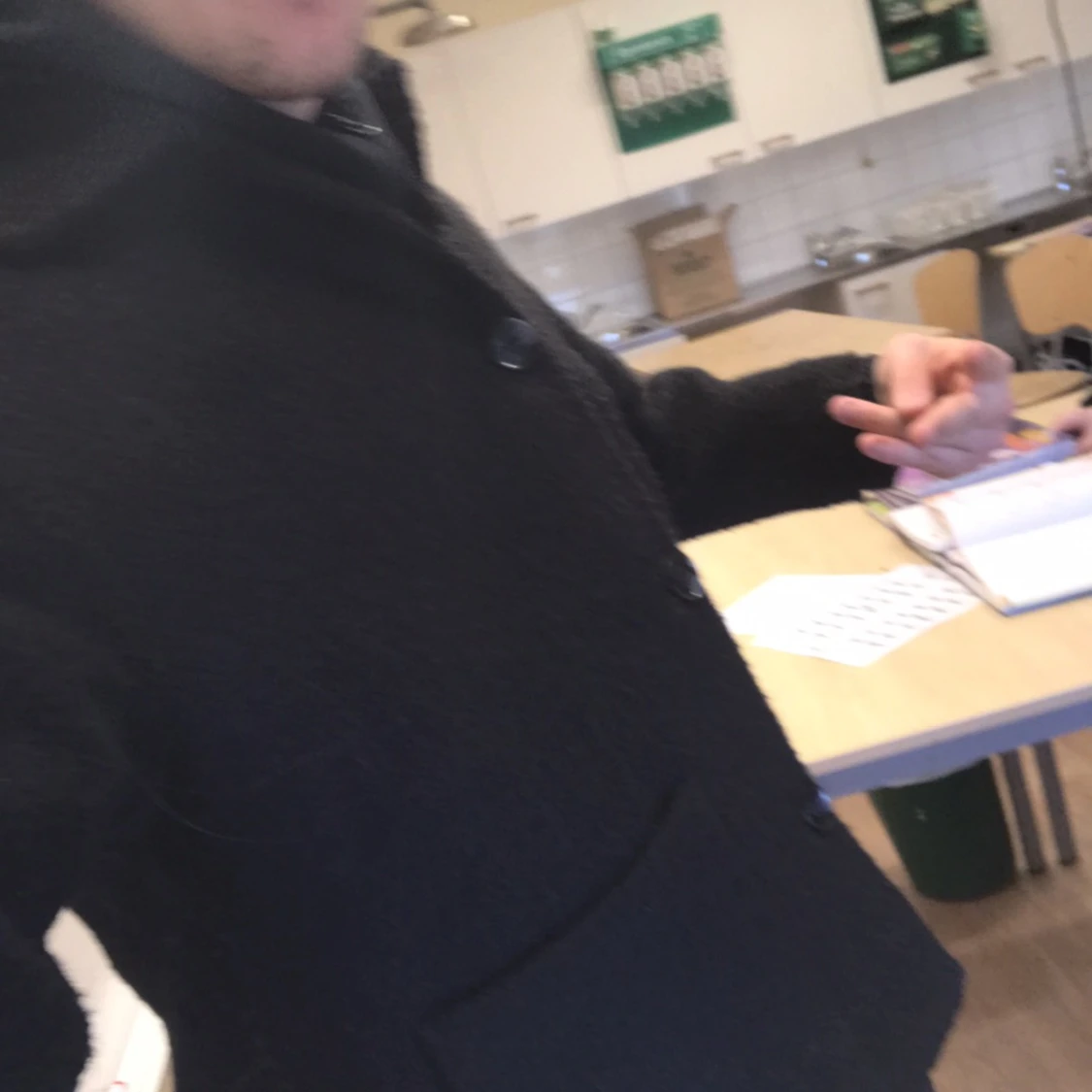 Kattig kort kappa - 91