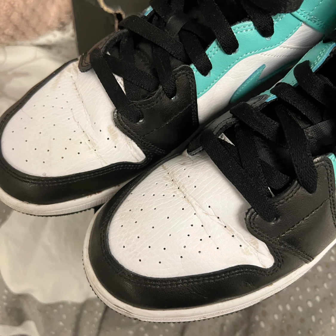 Jordans mid island blue - 90