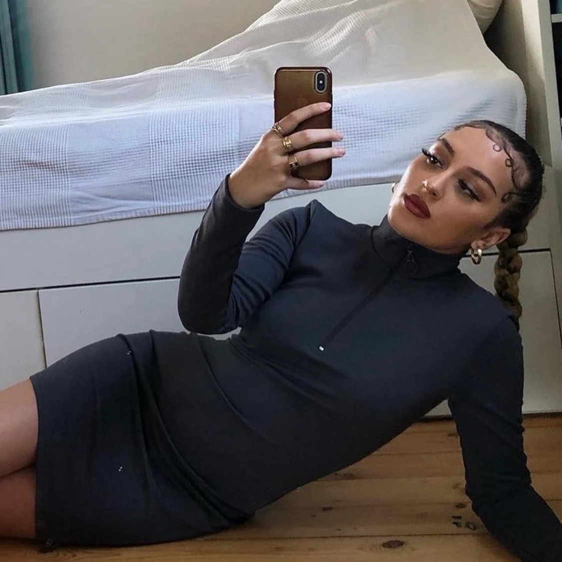 Cute turtleneck dress