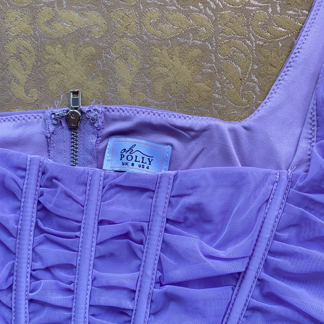 Mesh Corset Crop Top, strl 36 - 91