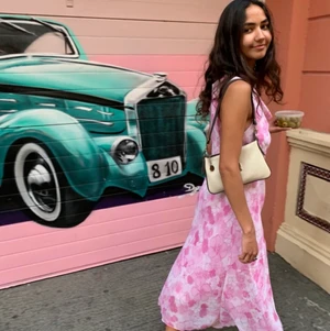 Pink flower dress  - Great condition and perfect for summer!