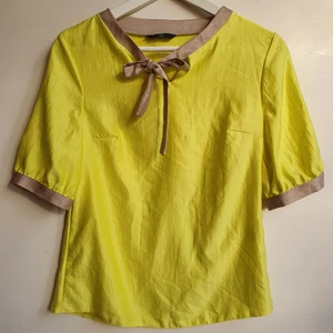 Silk blue S - Blus I fin skick 