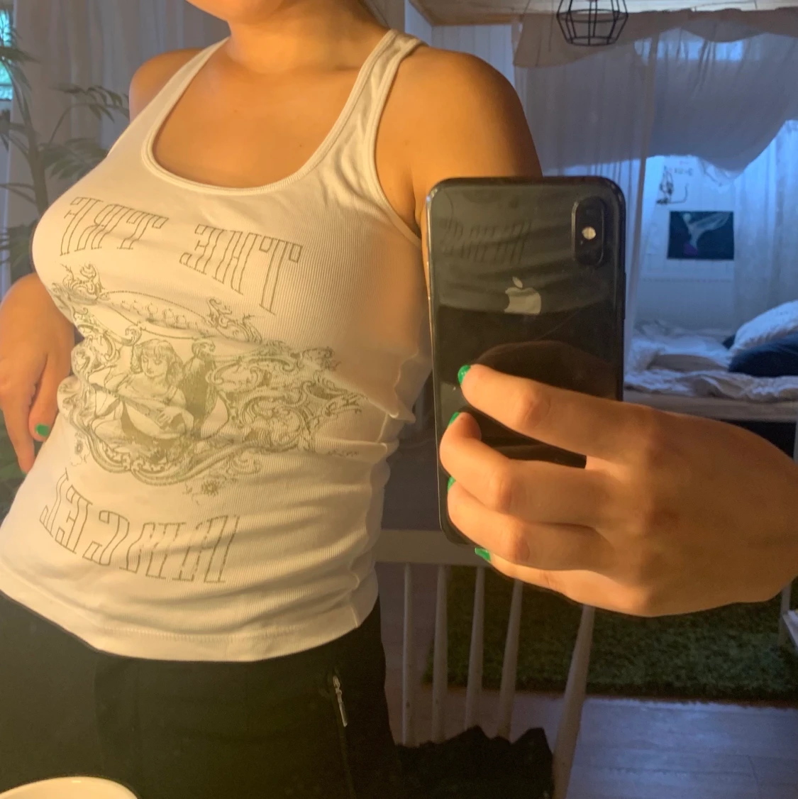 Y2k linne med ängelmotiv - 90