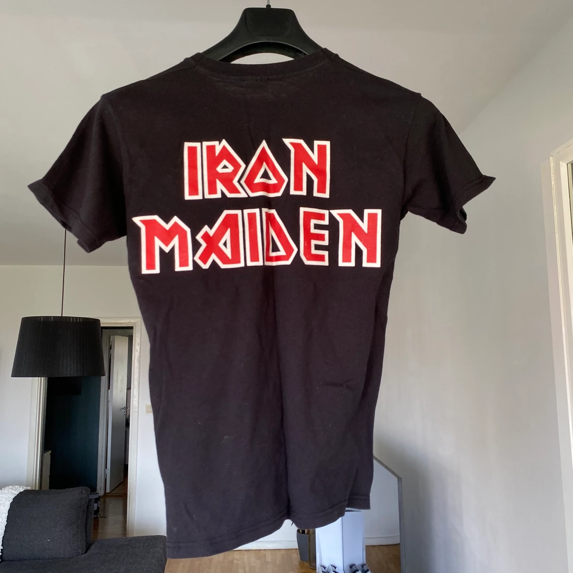 Svart Iron Maiden Tshirt - 90