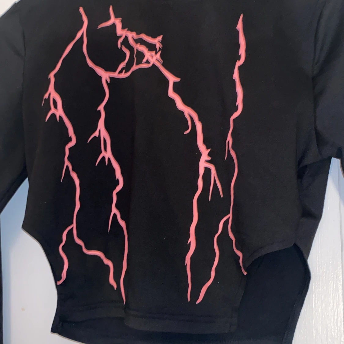 Lång ärmad crop top - 91