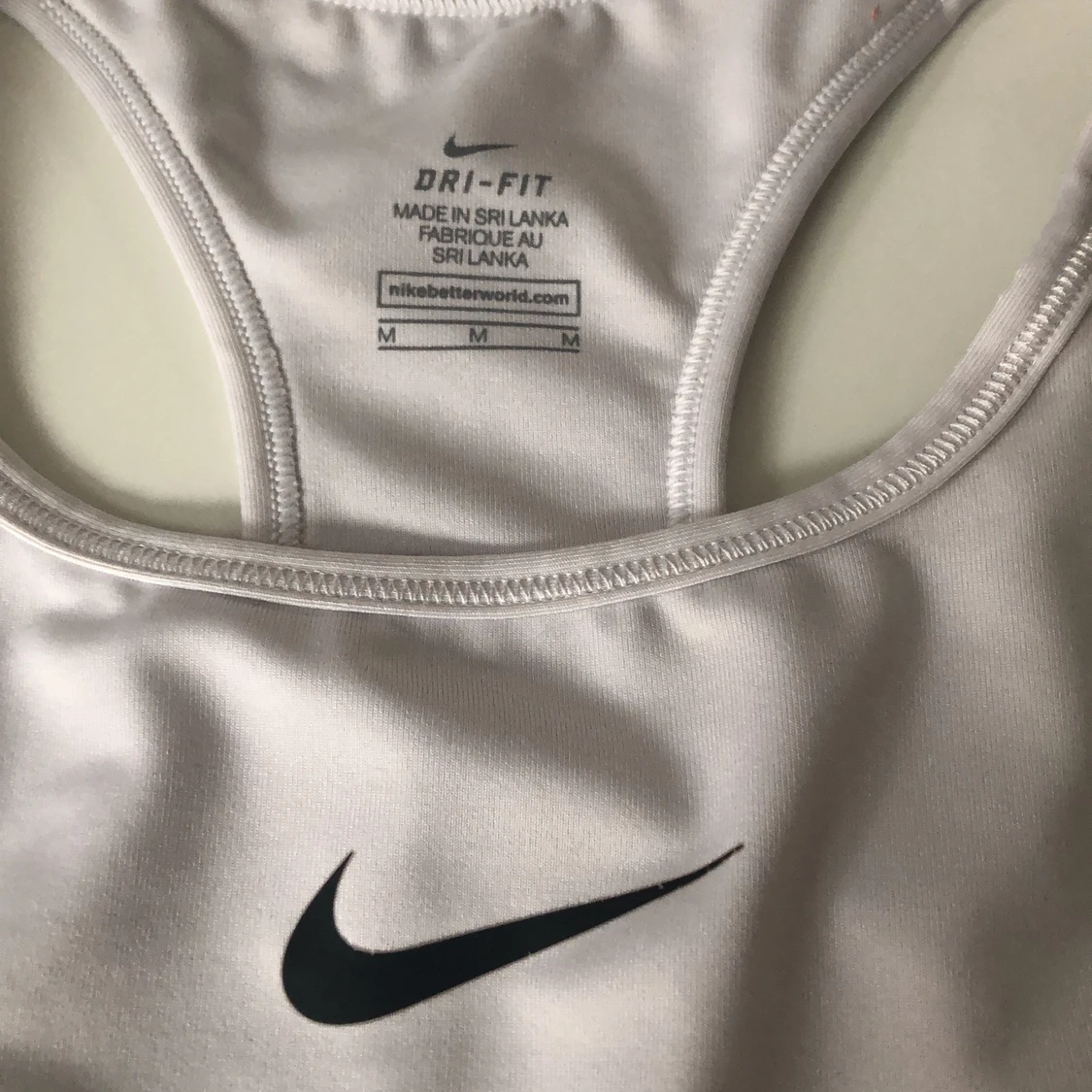 Vit ny Nike sport-bh medium - 91