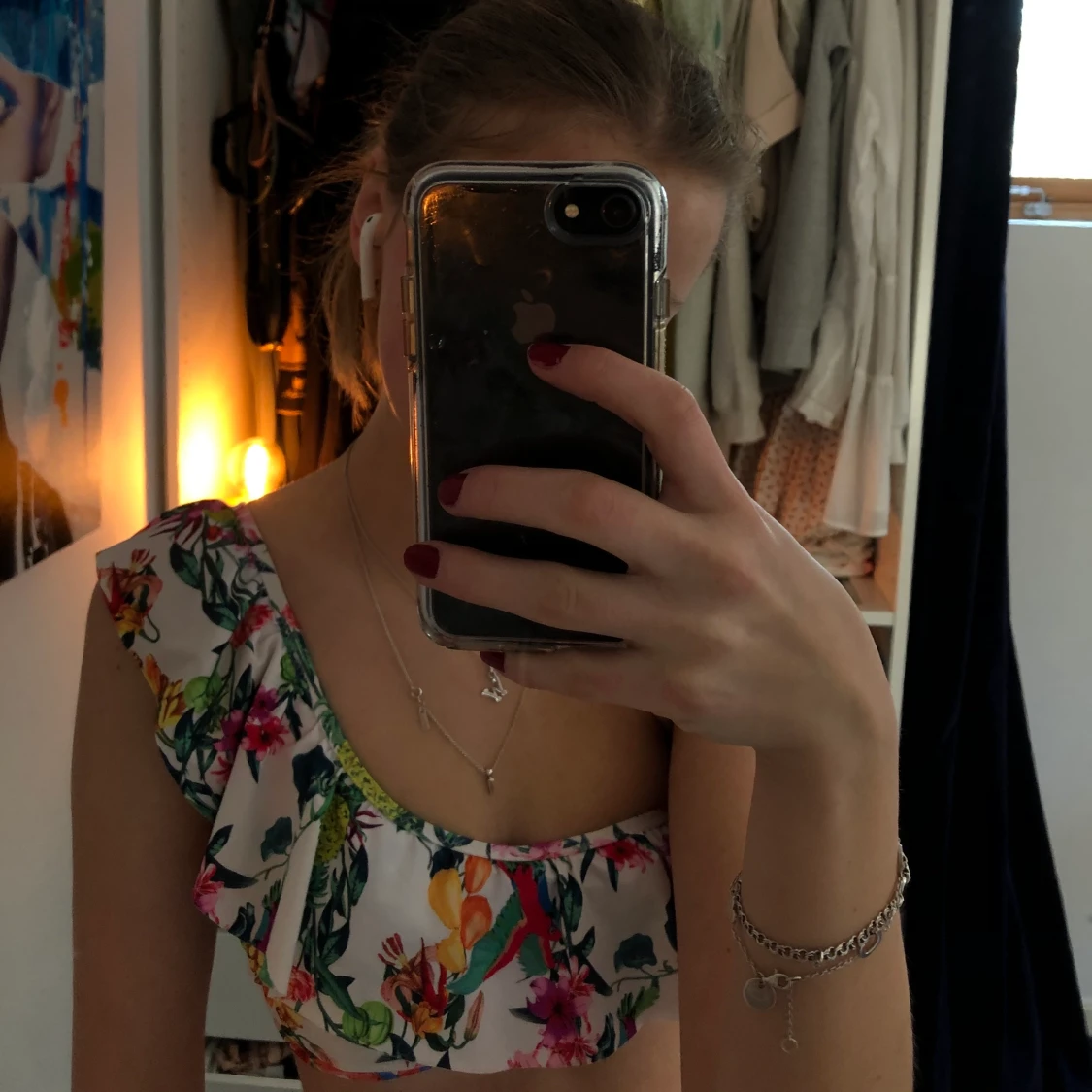 One shoulder bikinis!