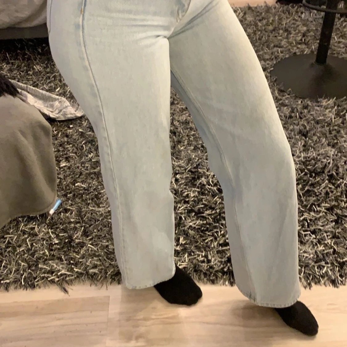 blåa jeans