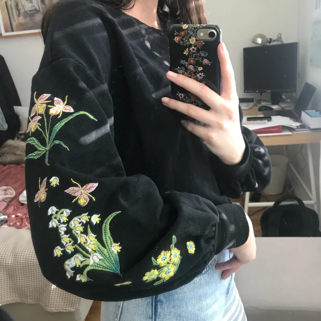 Monki tröja med tryck