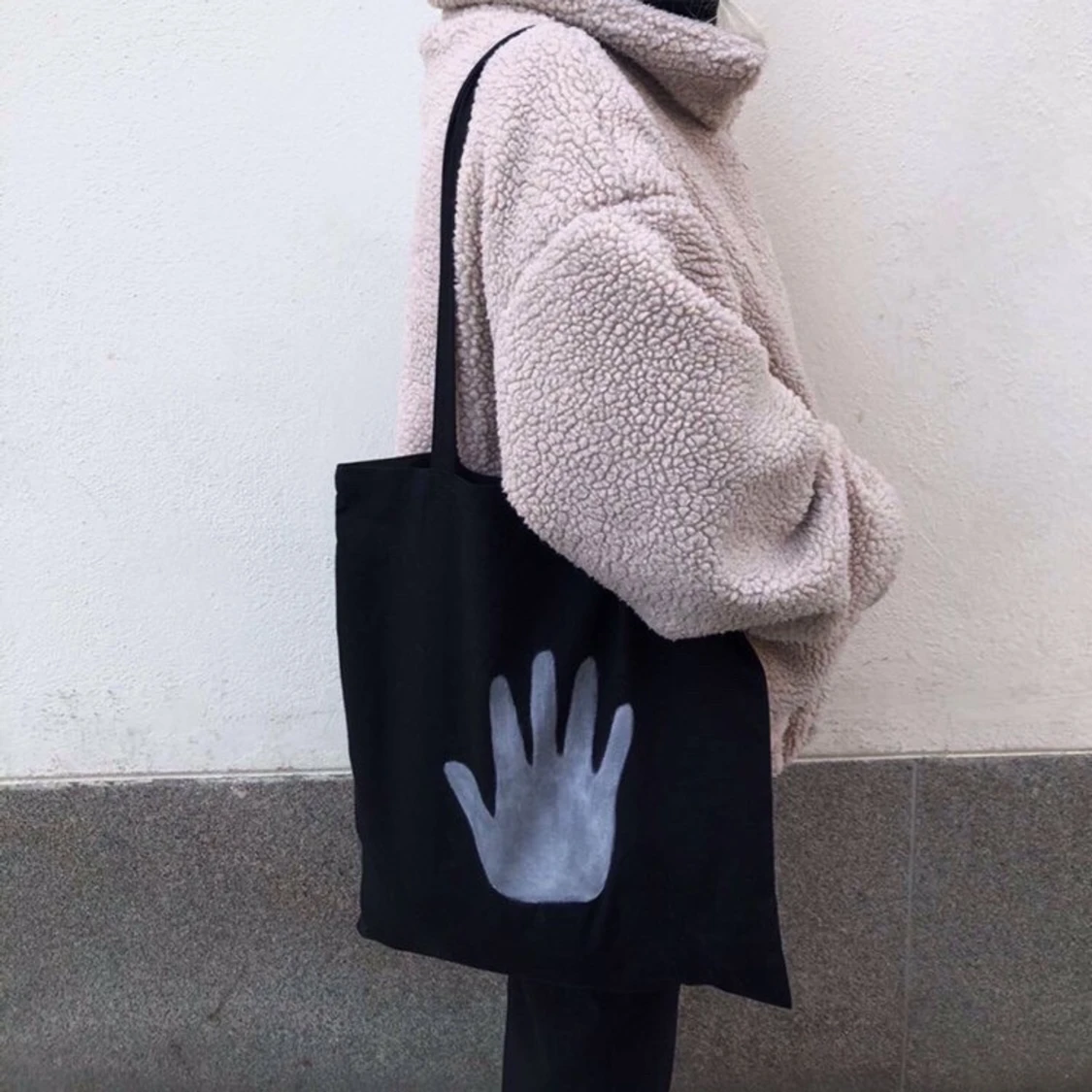 Tygpåse med reflextryck - 91