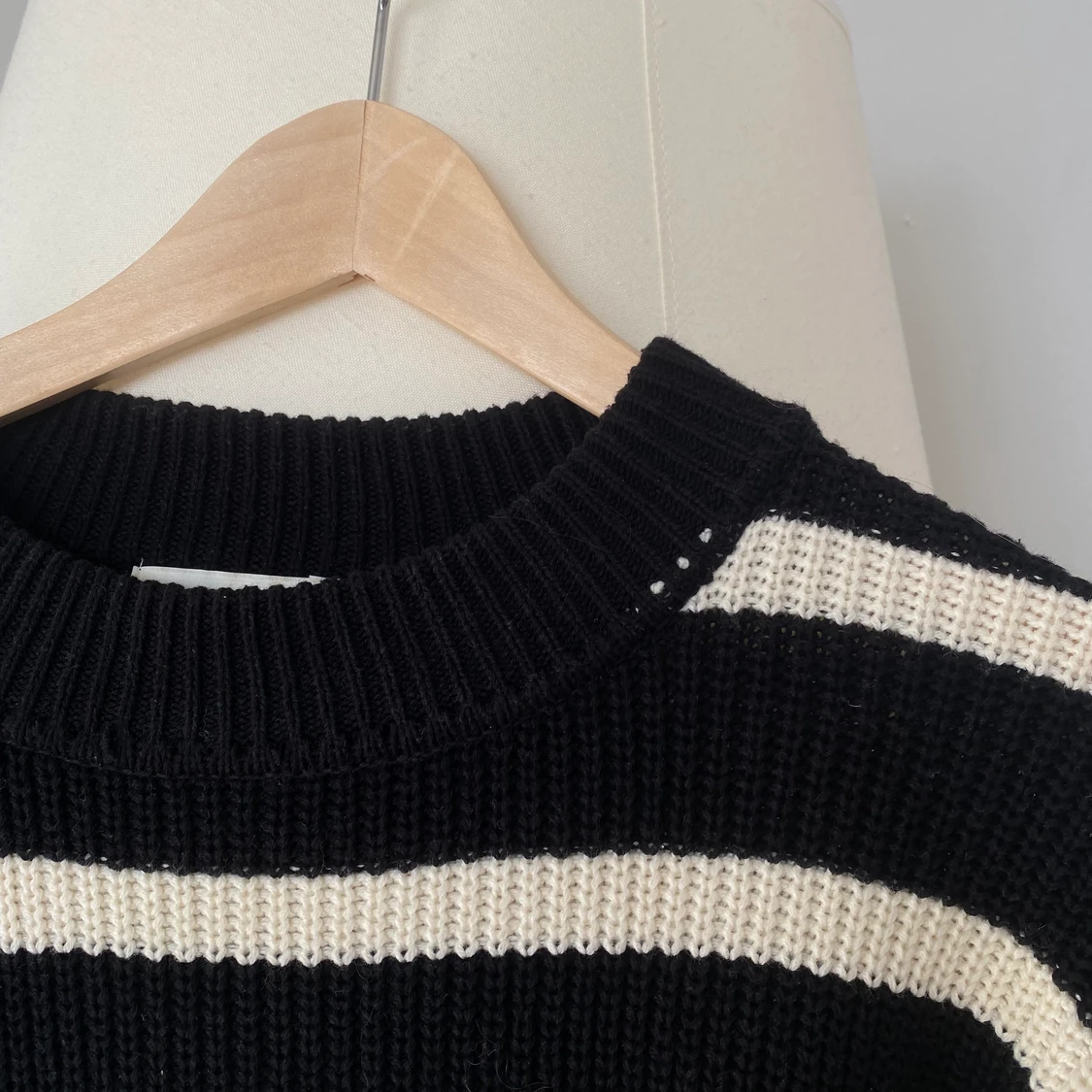 Randig stickad 💌 - 90