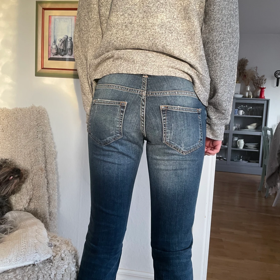 y2k low waisted jeans💙 - 91