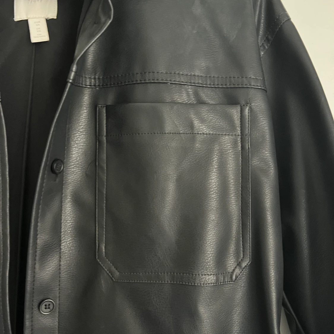 Fakeläder jacka  - 91