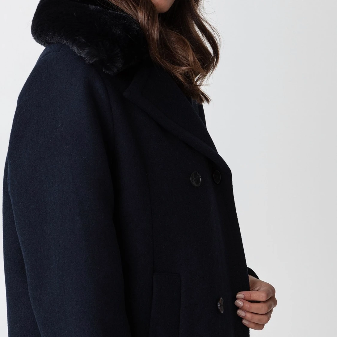 Mörkblå kappa  - 91