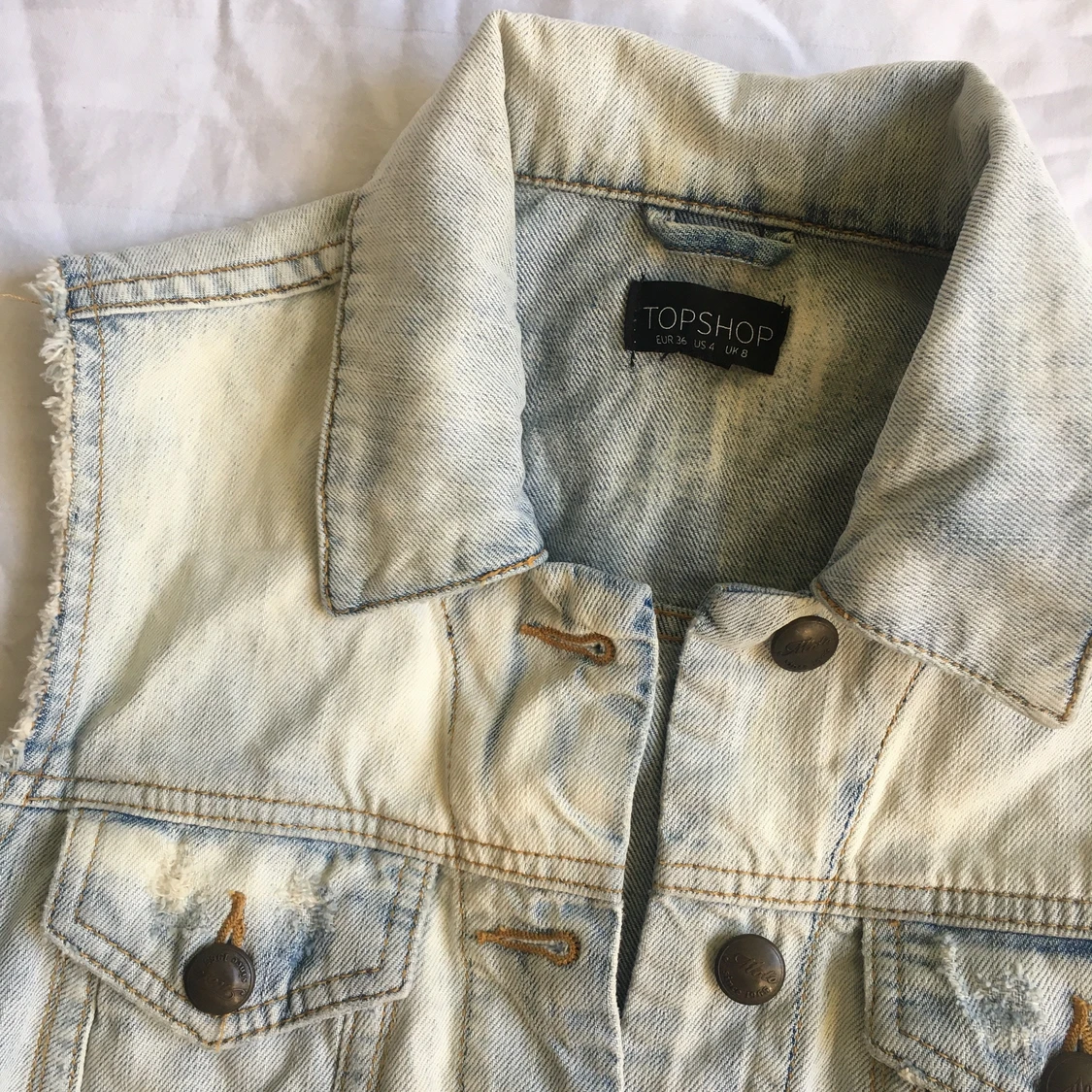 Topshop jeansväst 