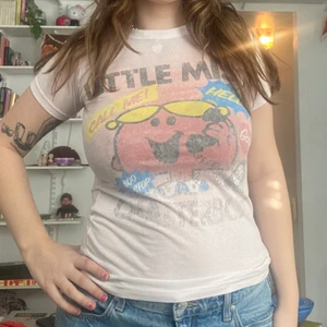 little miss chaterbox tshirt  - very nice fit, good condition, meant to look worn down. more pink in person