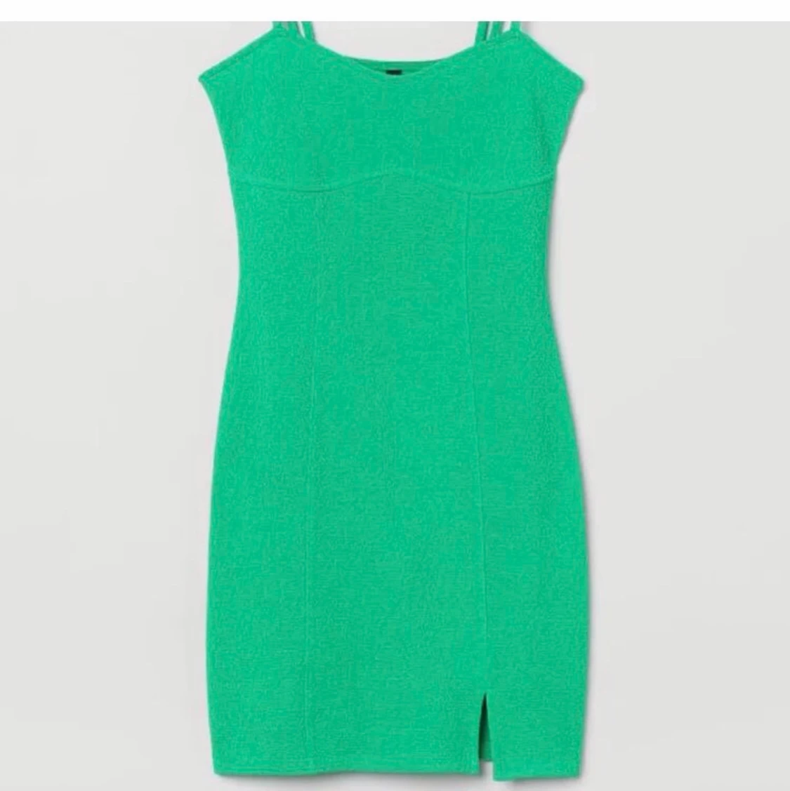 Trendig grön HM klänning - 91