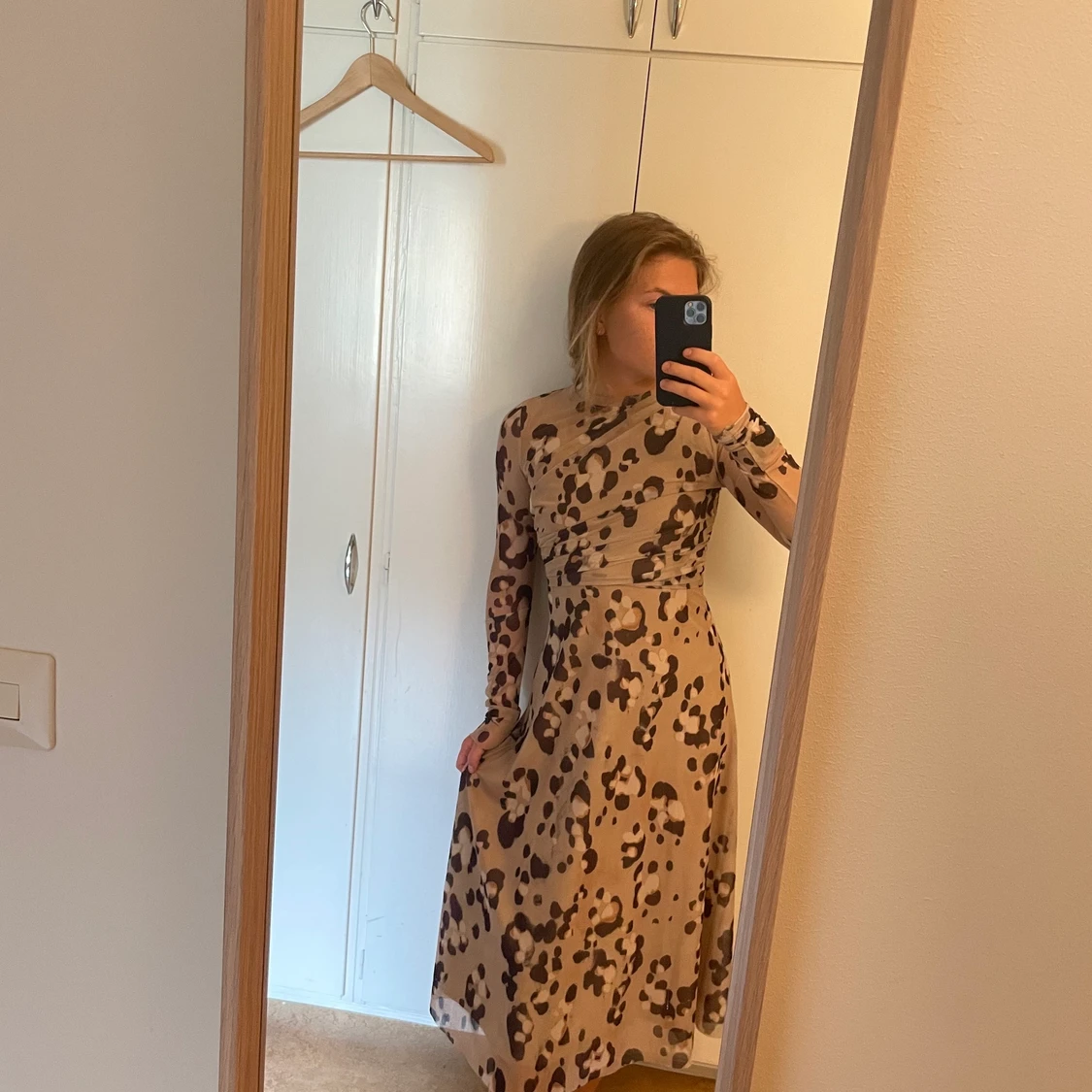 Leopard klänning - 90