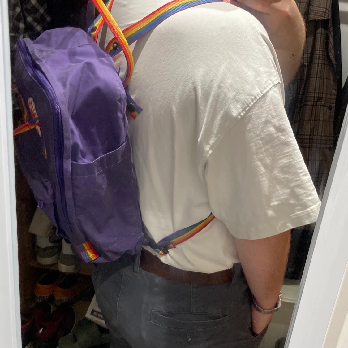 Fjallraven Backpack PURPLE/RAINBOW