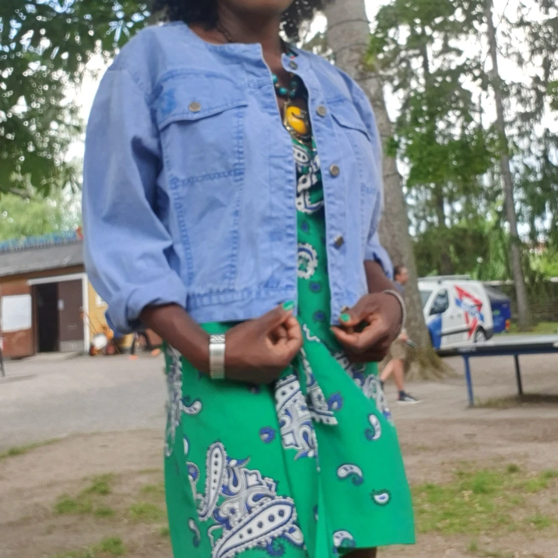 Super fint design över size jacka  - 91