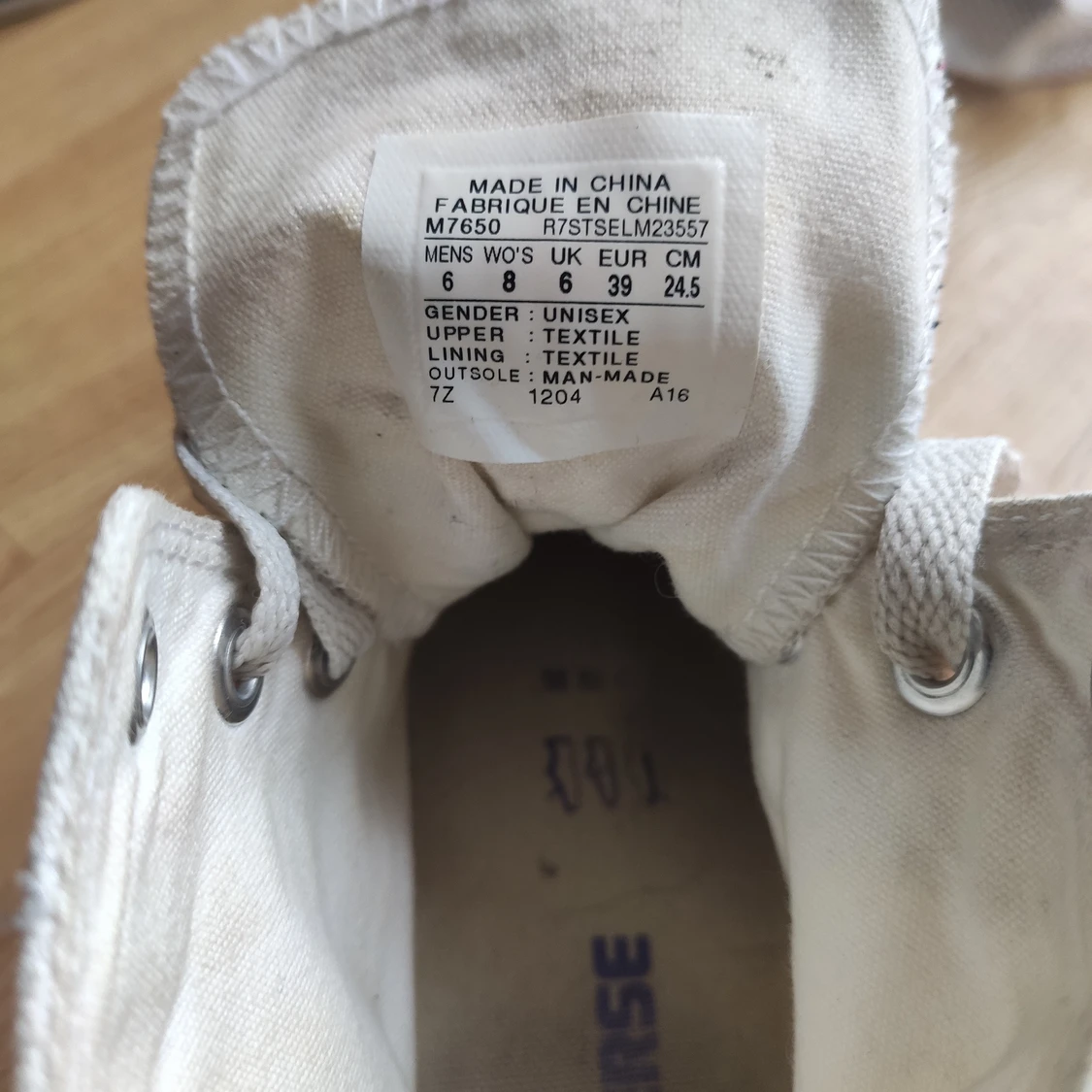 Vita Converse i storlek 39 - 91