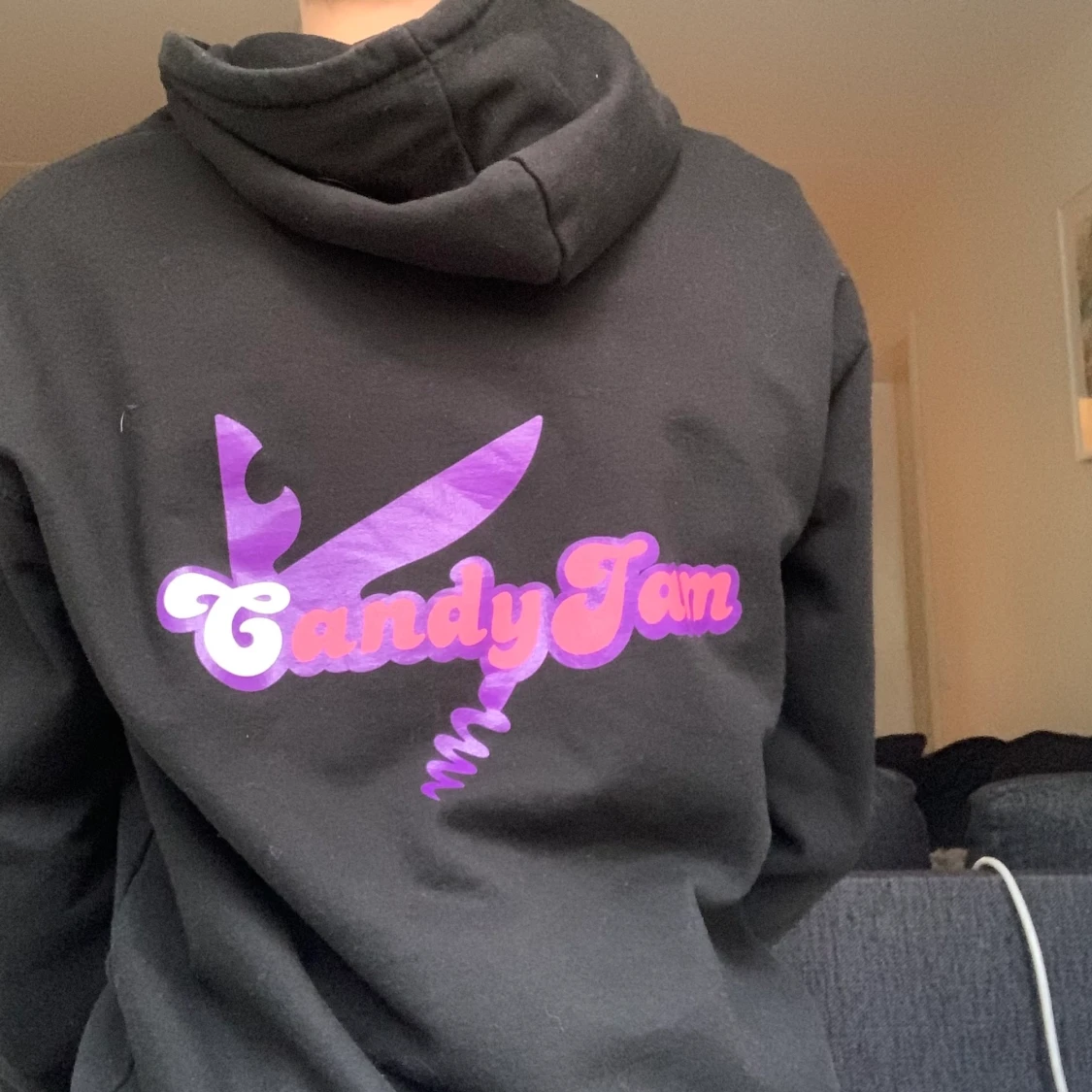 Svart AWDis zip hoodie  - 91