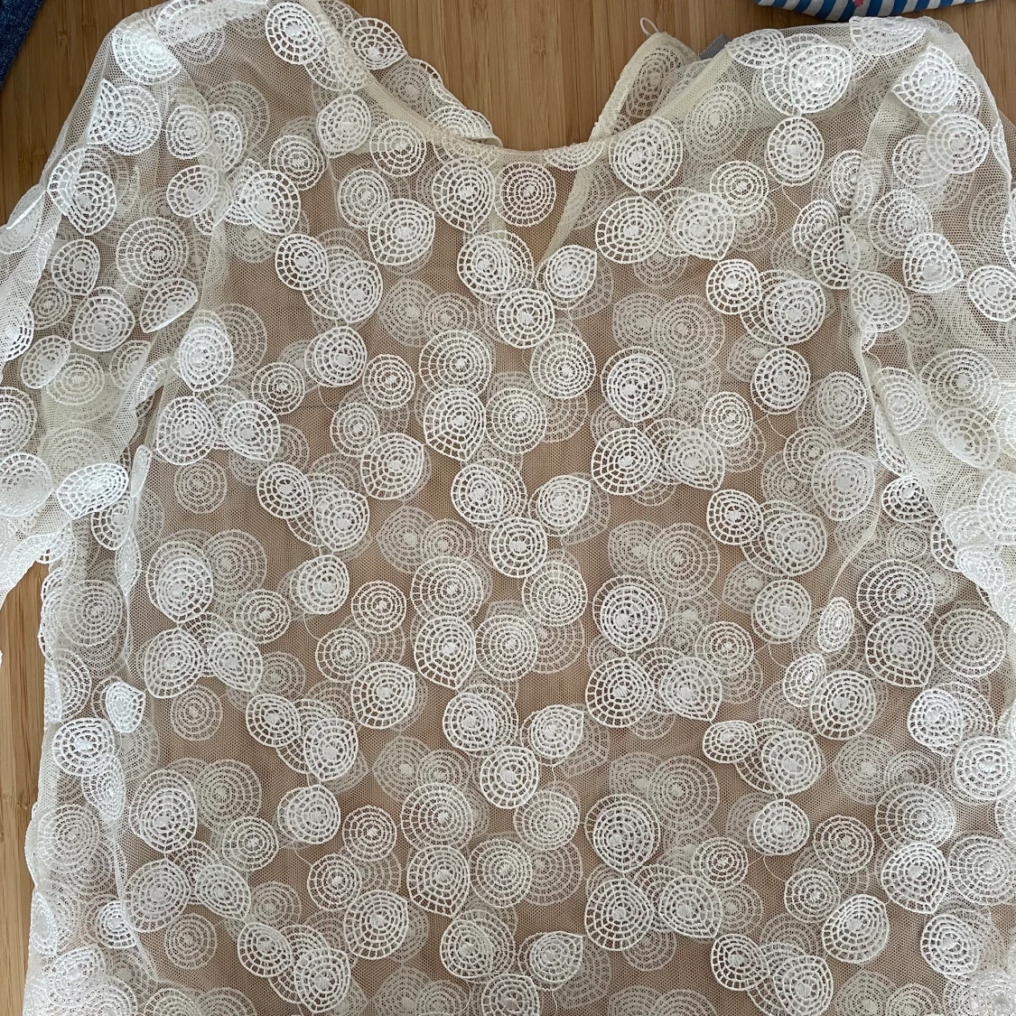 Related white sheer top. Size 38  - 90