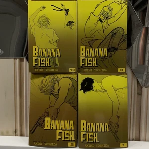 Manga - Banana Fish - Säljer volym 1, 2, 3 & 19 av banana fish. Volym 19 fortsätter på slutet av animen, aka scener som inte var med. 110kr st :) Frakten beror på hur många du köper. Hade helst föredrat om du köpter volym 1 köpter du också 2&3 men det kan diskuteras. 