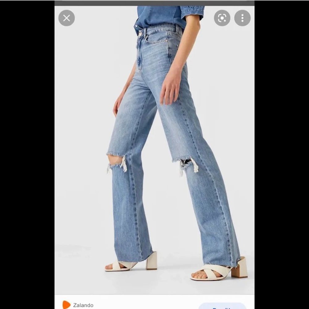 Stradivarius straight leg 90s jeans 