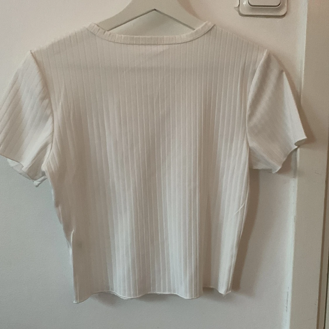  Vit V-neck topp - 91