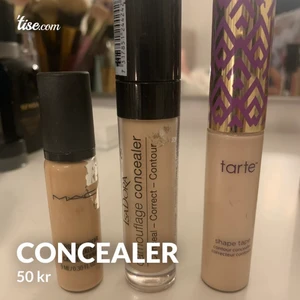 Concealers - Mac concealer se bild 100:- Isadora concealer ny  50:- Tarte se bild 150:-