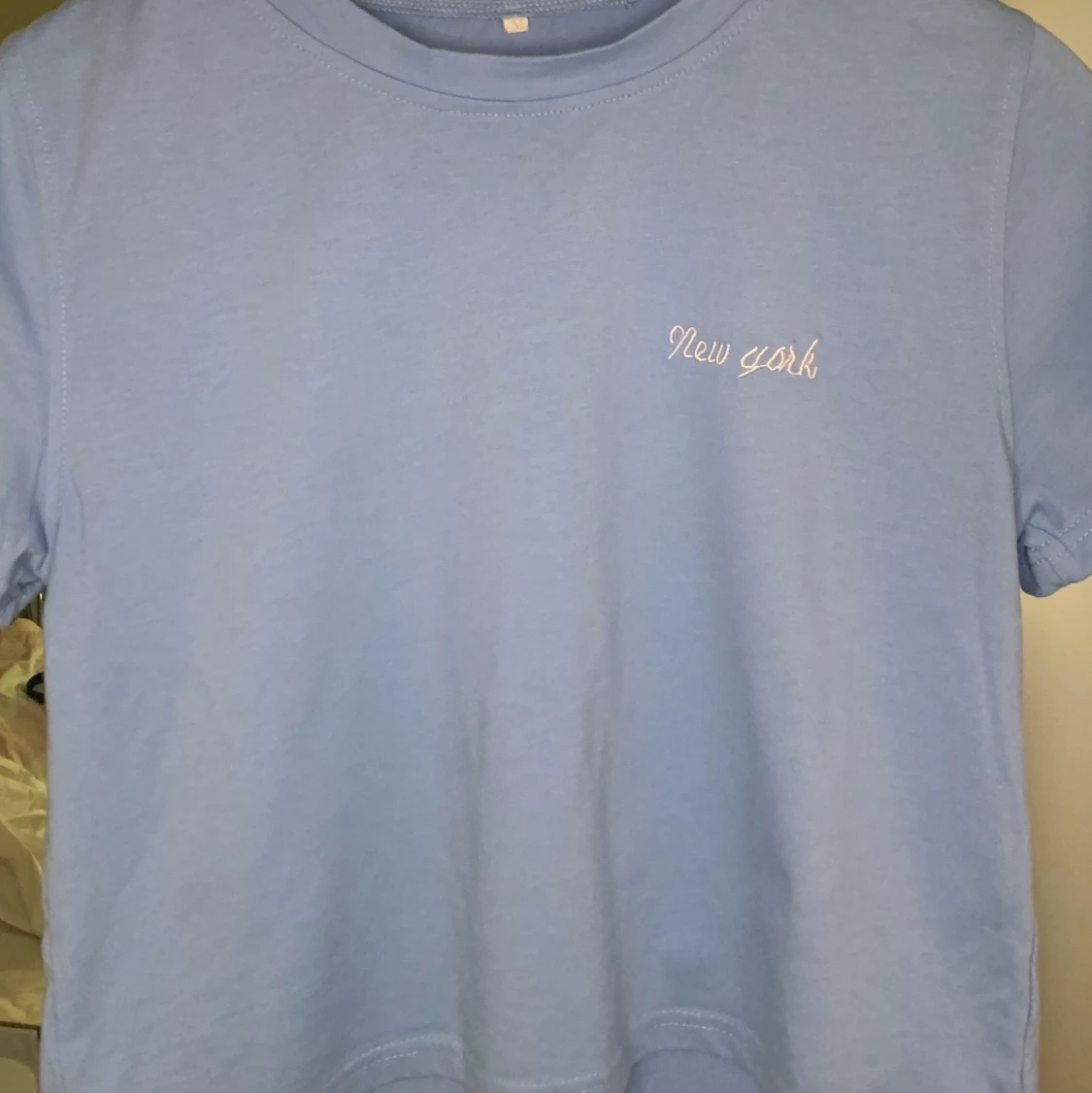 Blå topp. Strl M  - 90