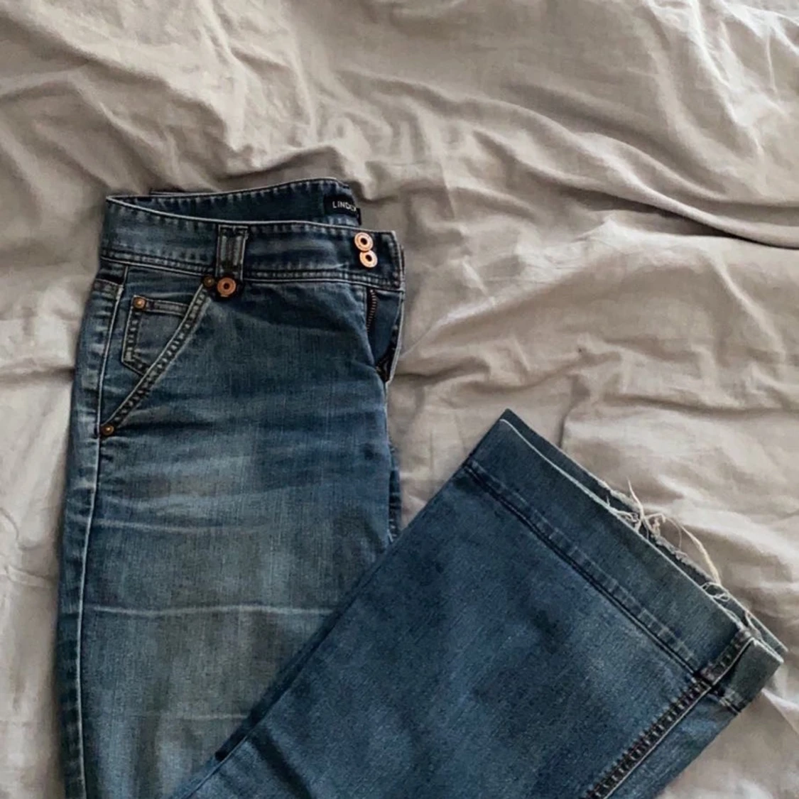 Lågmidjade bootcut - 90