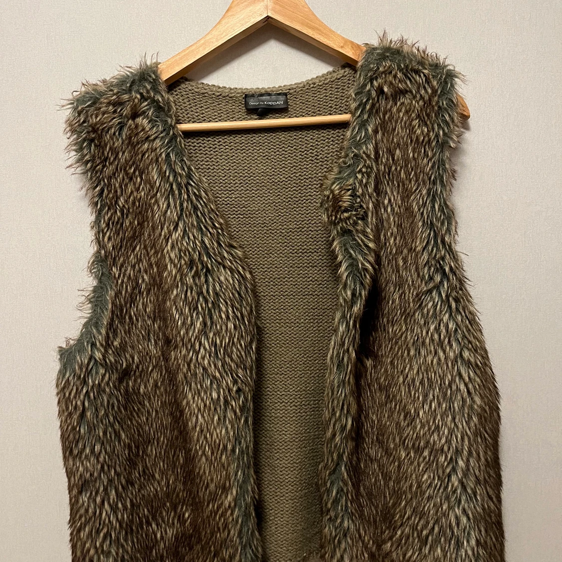 Fake päls väst - 90