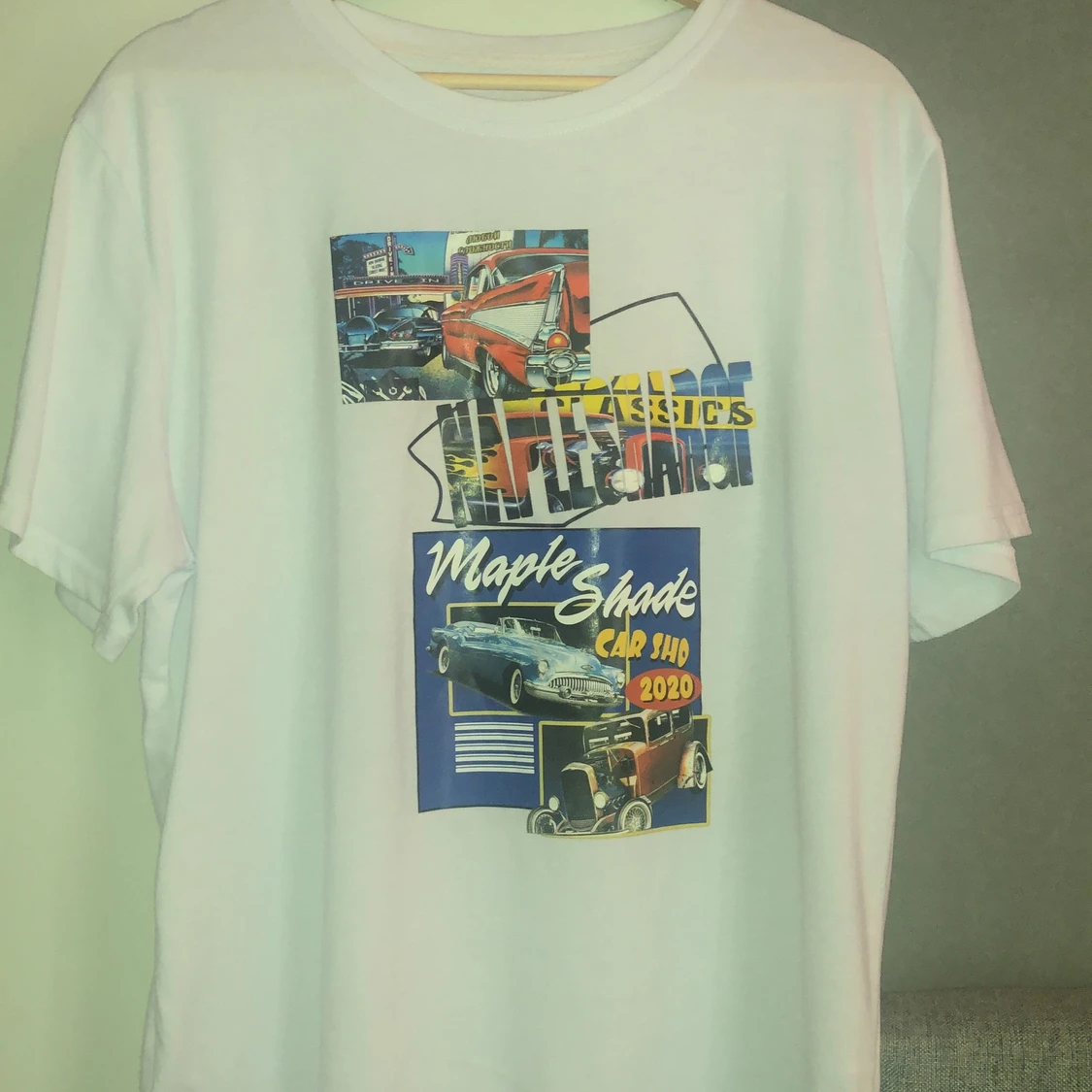 Plus Car And Letter Graphic Tee