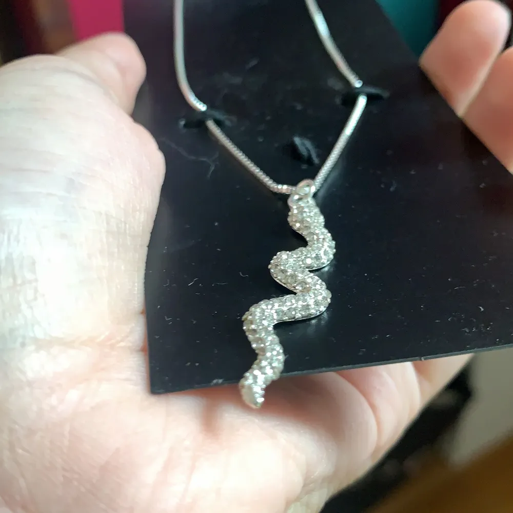 Säjer ett orm halsband som aldrig har varit använt .. Accessoarer.