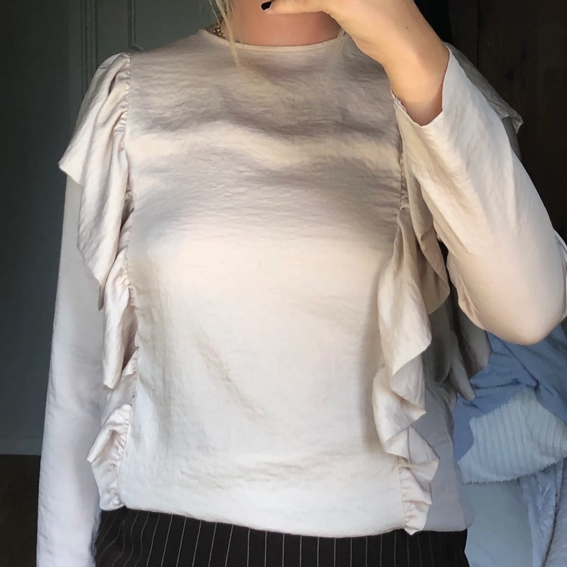 Topp med volanger - 90