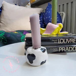 Candle holder - Mocha handmade candle holder  Handmade aesthetic candle holder.   You can also use it as a paperweight.