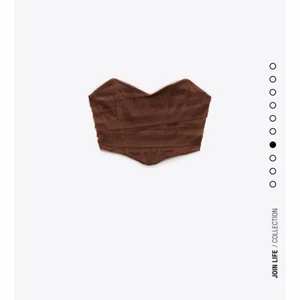 Korsett brun  - Brun korsett från zara i storlek small. Endast använd 1 gång. 
