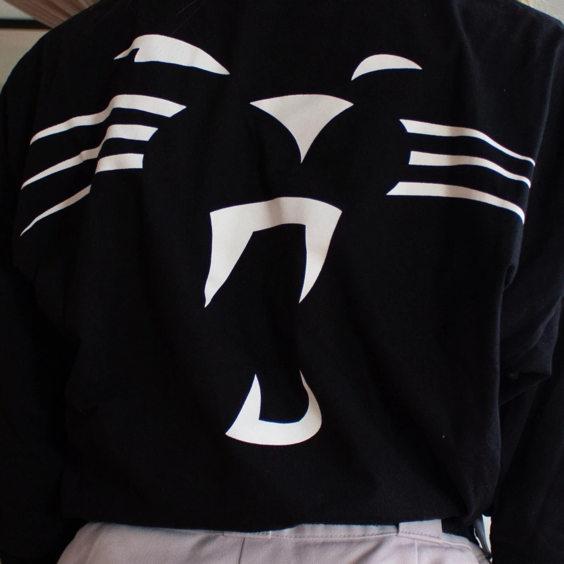 Svart Oversized T-shirt - 90