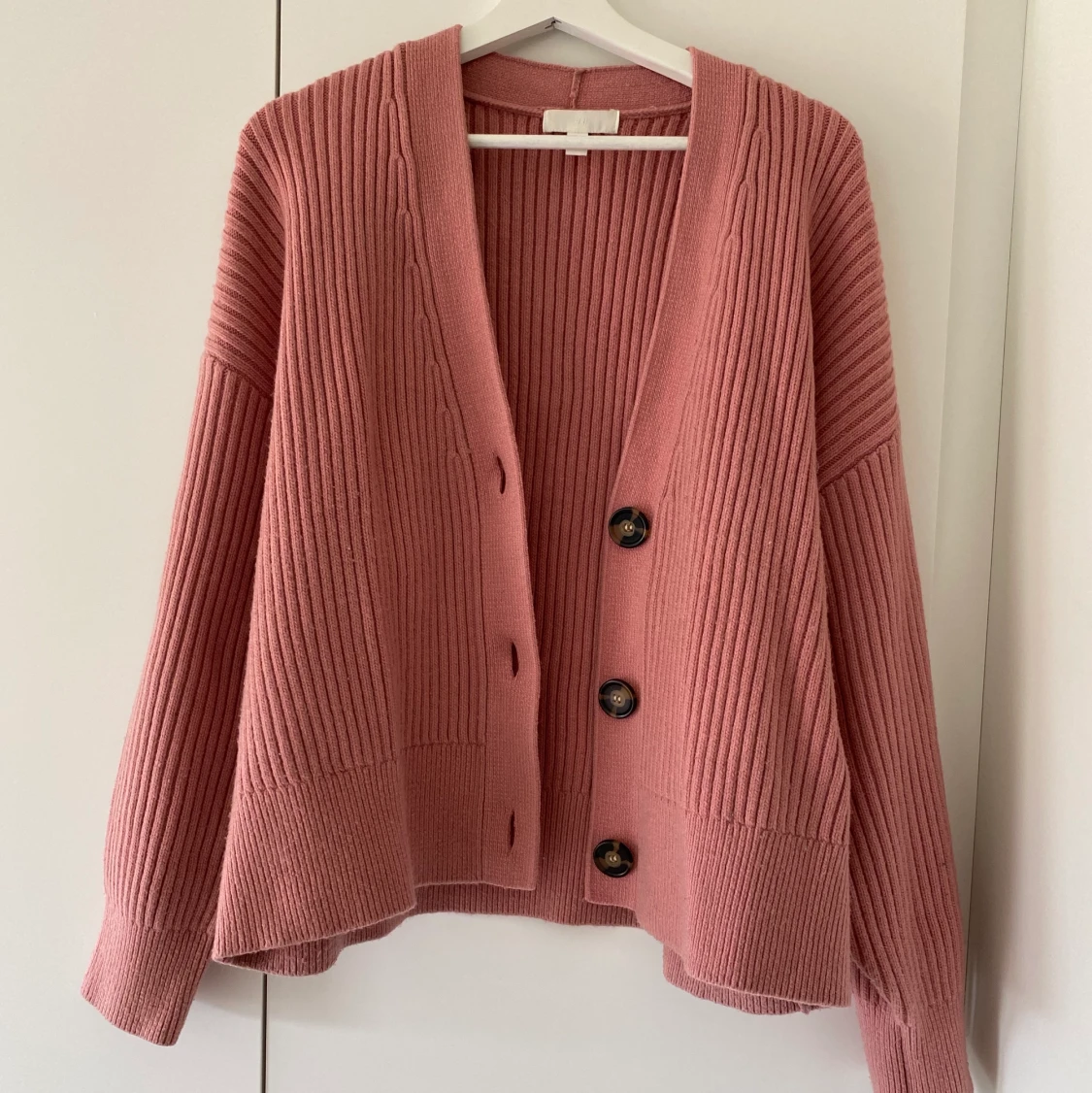 H&M Ribbad kofta strl XL - 91