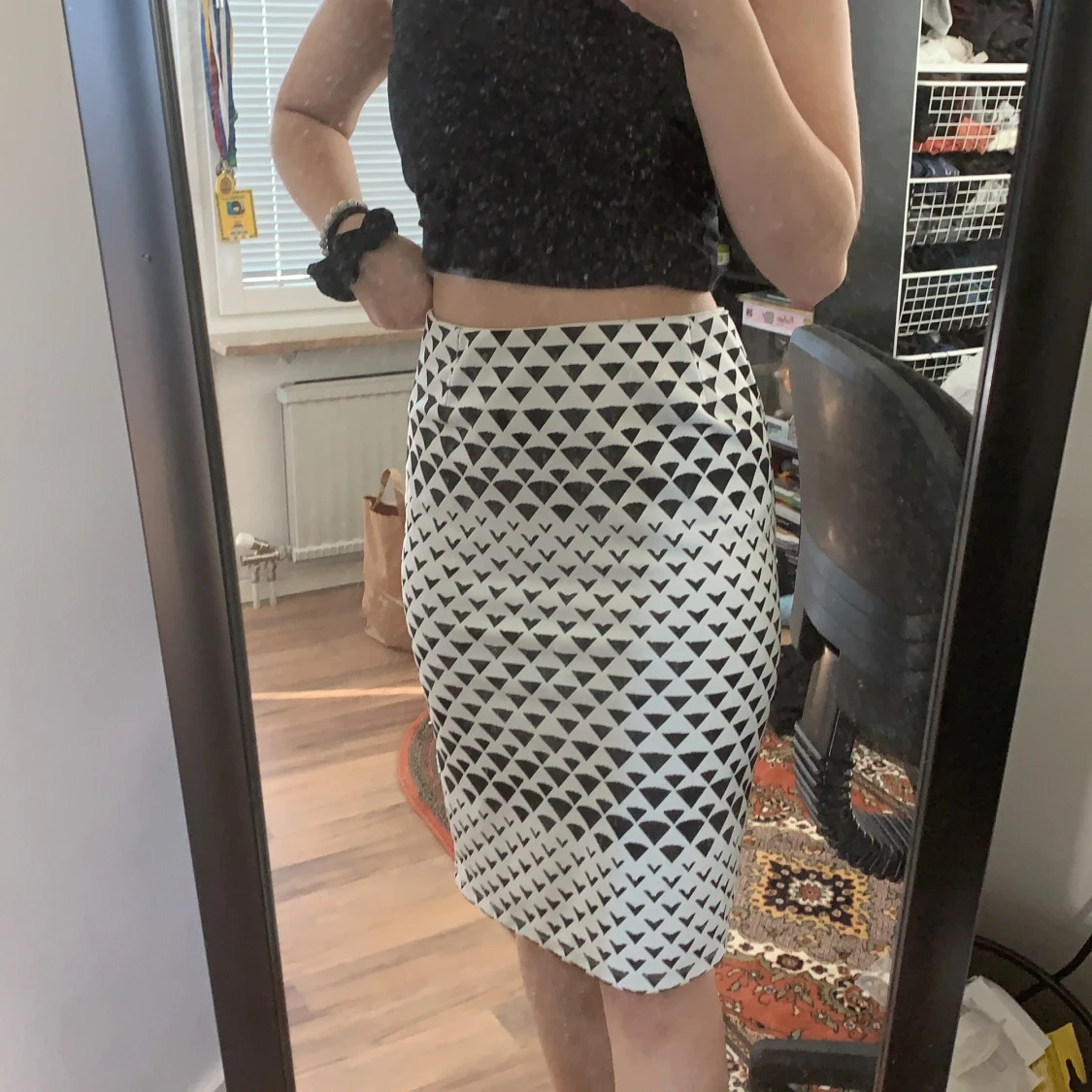 Mönstrad Penn-kjol - 90