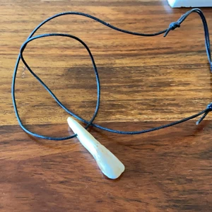 Halsband tand goth magi  - Halsband med äkta älg tand. Ca 6 cm lång. Frakt tillkommer 15kr 