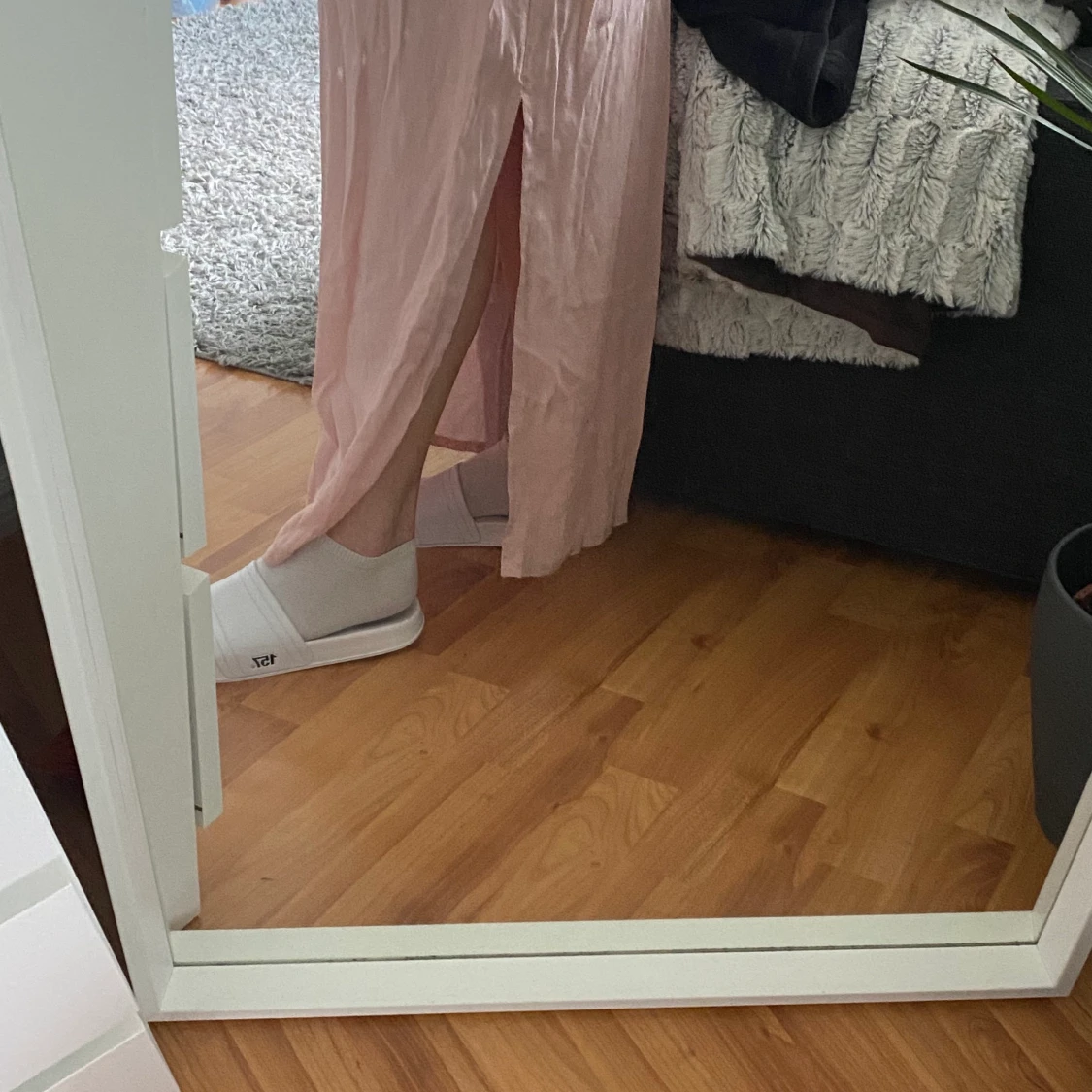 lång klänning med slits - 91