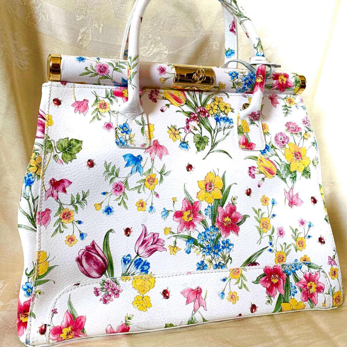 Handväska Blommig  - 90