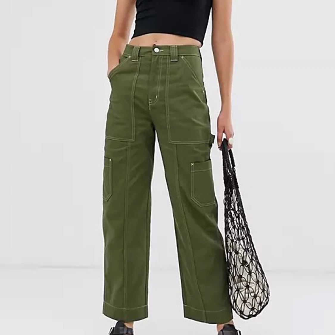 Straight cargo byxor